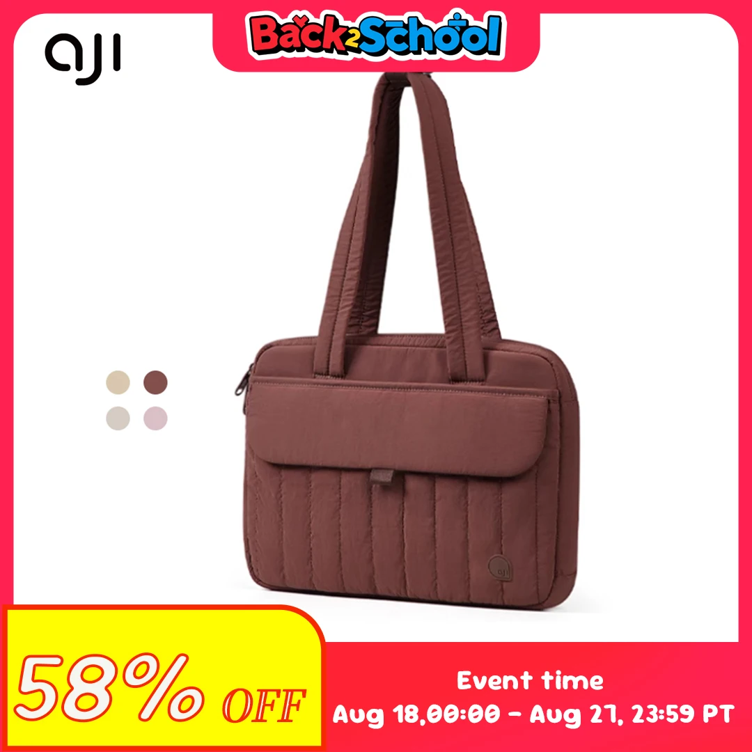 

AJI Laptop Bag 14 16 Inch Office Notebook Pouch Men Women Commuting Business Handbag Shockproof Briefcase Student Laptop Bag