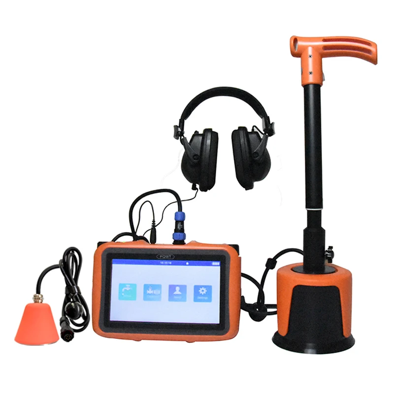 

PQWT-L4000 Professional Plumber Tools Locating Pipe Leak Detection Device Water Leak Sensor Detector