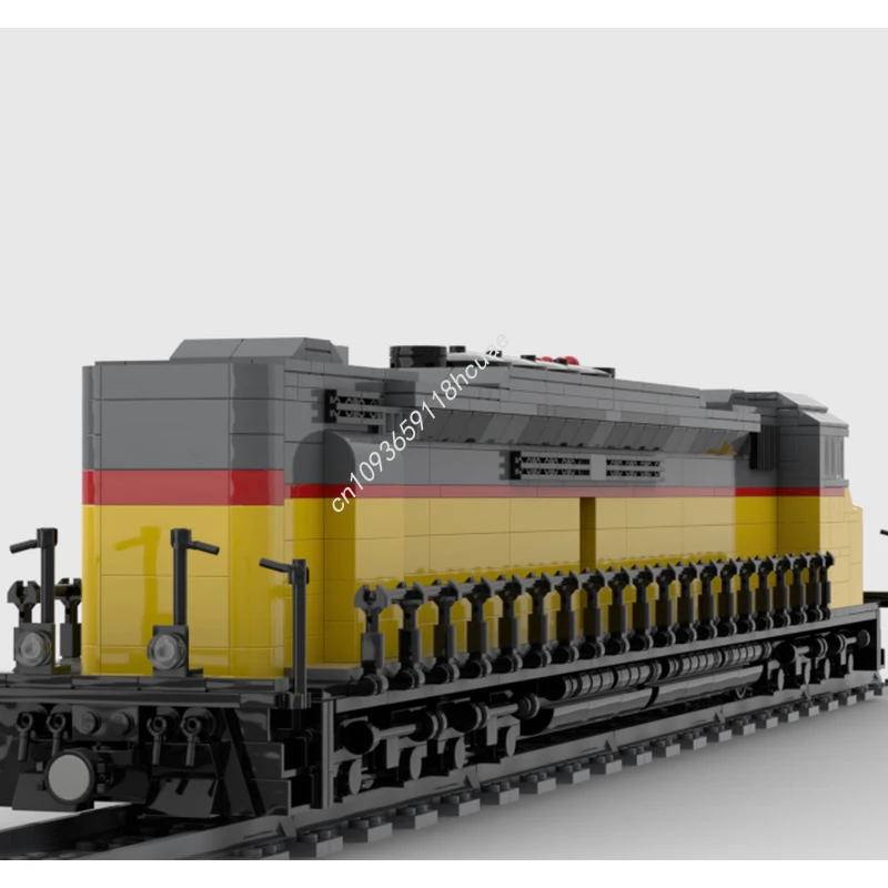 1621 Uds. MOC EMD DDA40X tren RC modelo bloques de construcción juguetes artesanales arquitectura montar ladrillo educativo Idea para niños regalos de navidad
