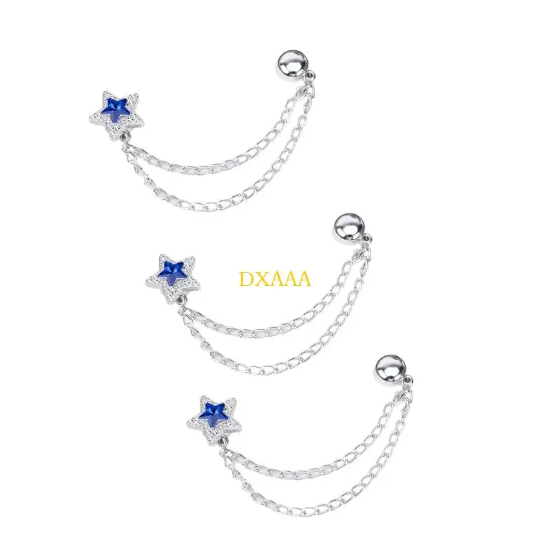 DXAA Closure Pant Leg Chain With Reinforced Perfect For Athletic Wear Outdoor Adventures And Daily Use Blue Color