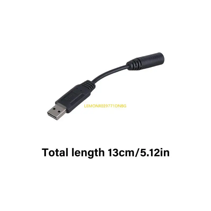 

D7YC USB to 3.5mm Audios Adapter External Sound Card for Easy Headsets and Microphone Connection Resist Corrosion Plugs