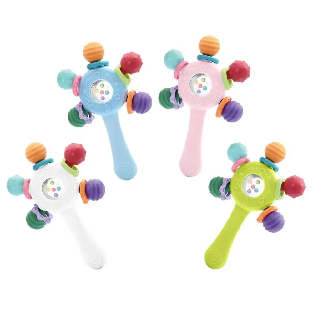 Chocalho portátil brinquedos de desenvolvimento do bebê 0 6 12 meses sensorial mordedor do bebê dentição macia brinquedos educativos jogos para bebês