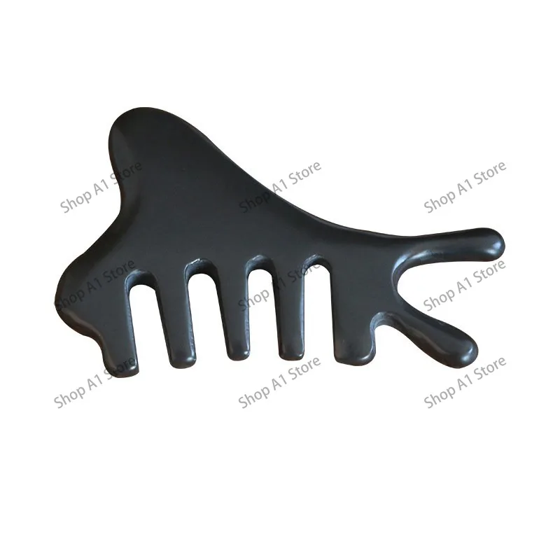 Bianshi scraping comb massage comb head face meridian hair therapy comb hair massage tool