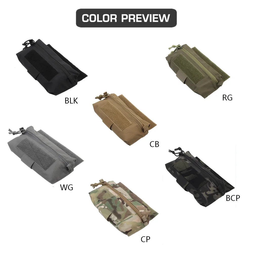 V5 PC Tactical Vest Accessories FC Mini Drop Pouch Chest Hanging Magazine Bag Militar Hunting Vest Small Sub-package