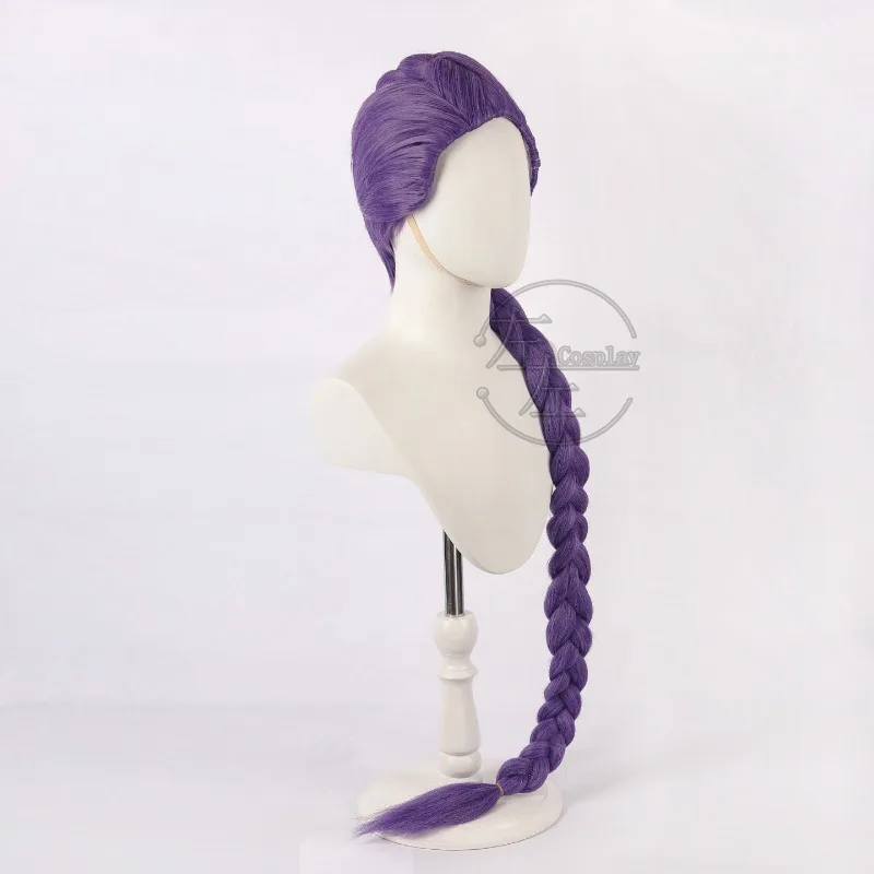 Anime KPop Demon Cos Hunters Superstar Lumi Cosplay Pruik Lang Paars Haar Halloween Party Rollenspel Pruik voor Vrouwen