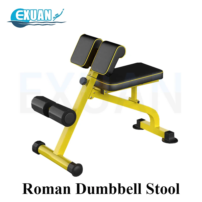 Multifunctional Folding Roman Dumbbell Stool Home Fitness Sit Up Stool Goat Weight-bearing Standing Up Trainer Fitness Equipment