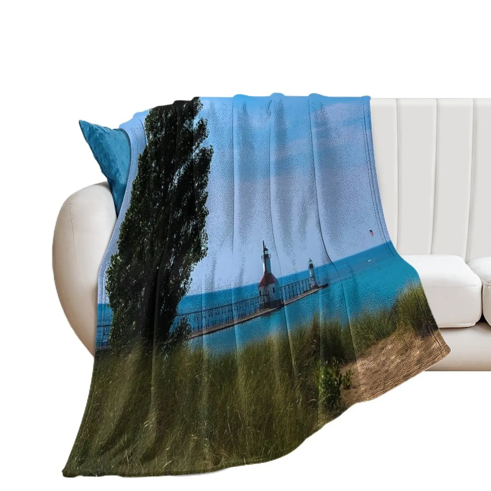 

St. Joseph Lighthouse Throw Blanket Luxury Brand Heavy Sofas For Baby Blankets