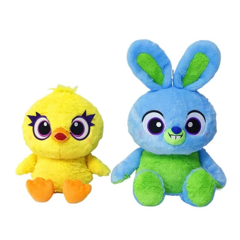 35cm Disney Ducky Bunny Animation Movie Toy Story 4 Cartoon Plush Toy Bunny & Duck Plush Doll Child Birthday Gift Christmas