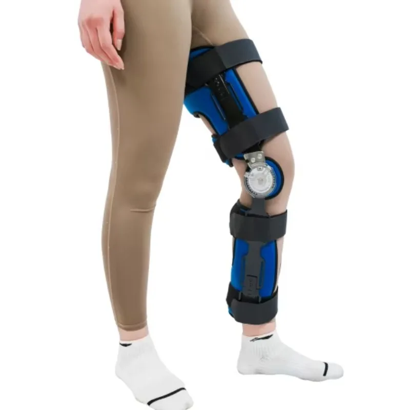 

Медицинский регулируемый медицинский алюминиевый шарнир для ног, наколенник, поддержка для прогулок
