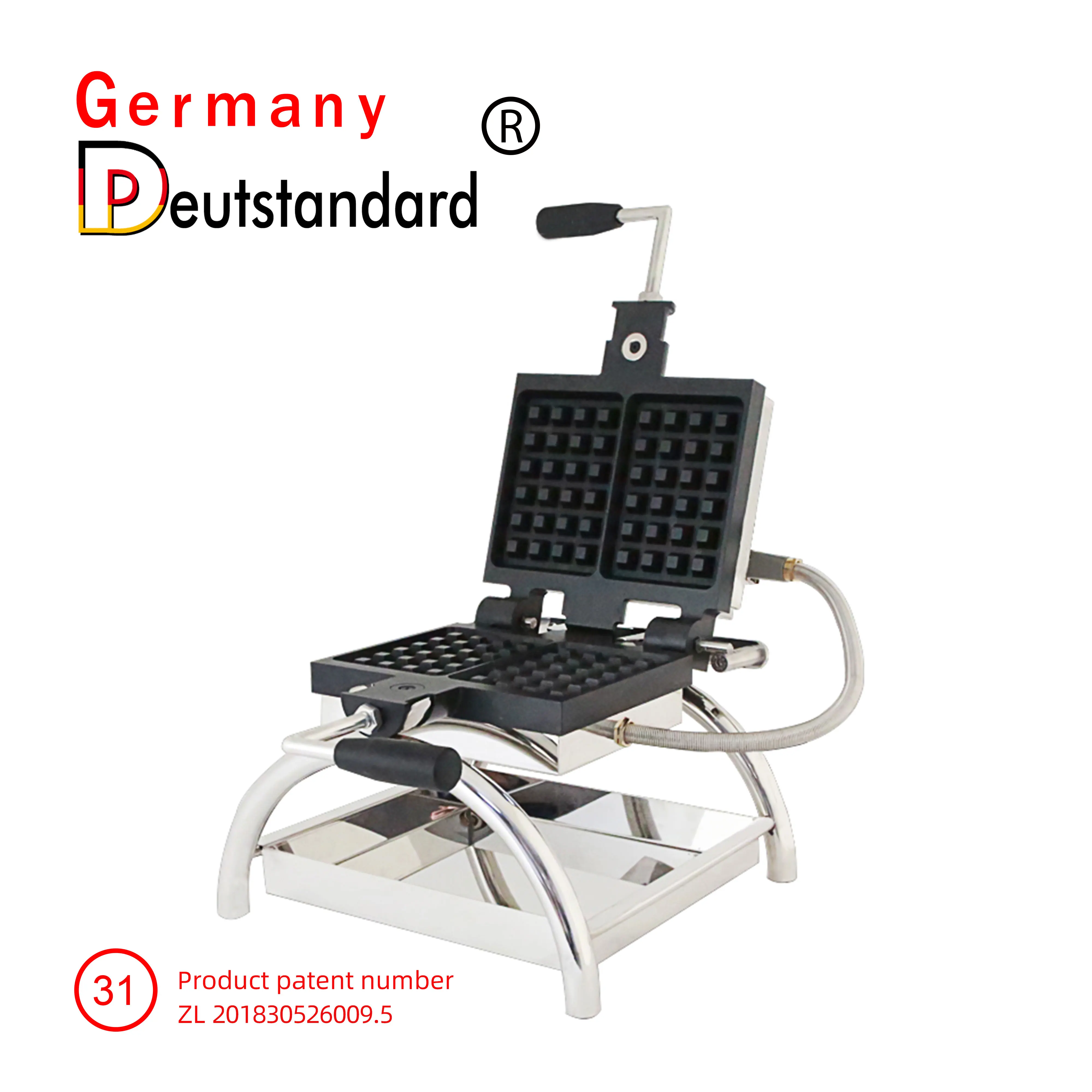 

Коммерческая роторная вафельница, вафельница для закусок с CE Electric, 1 комплект вафельщиков 3 En 1, Desayuno Fabricantes, новая мощность