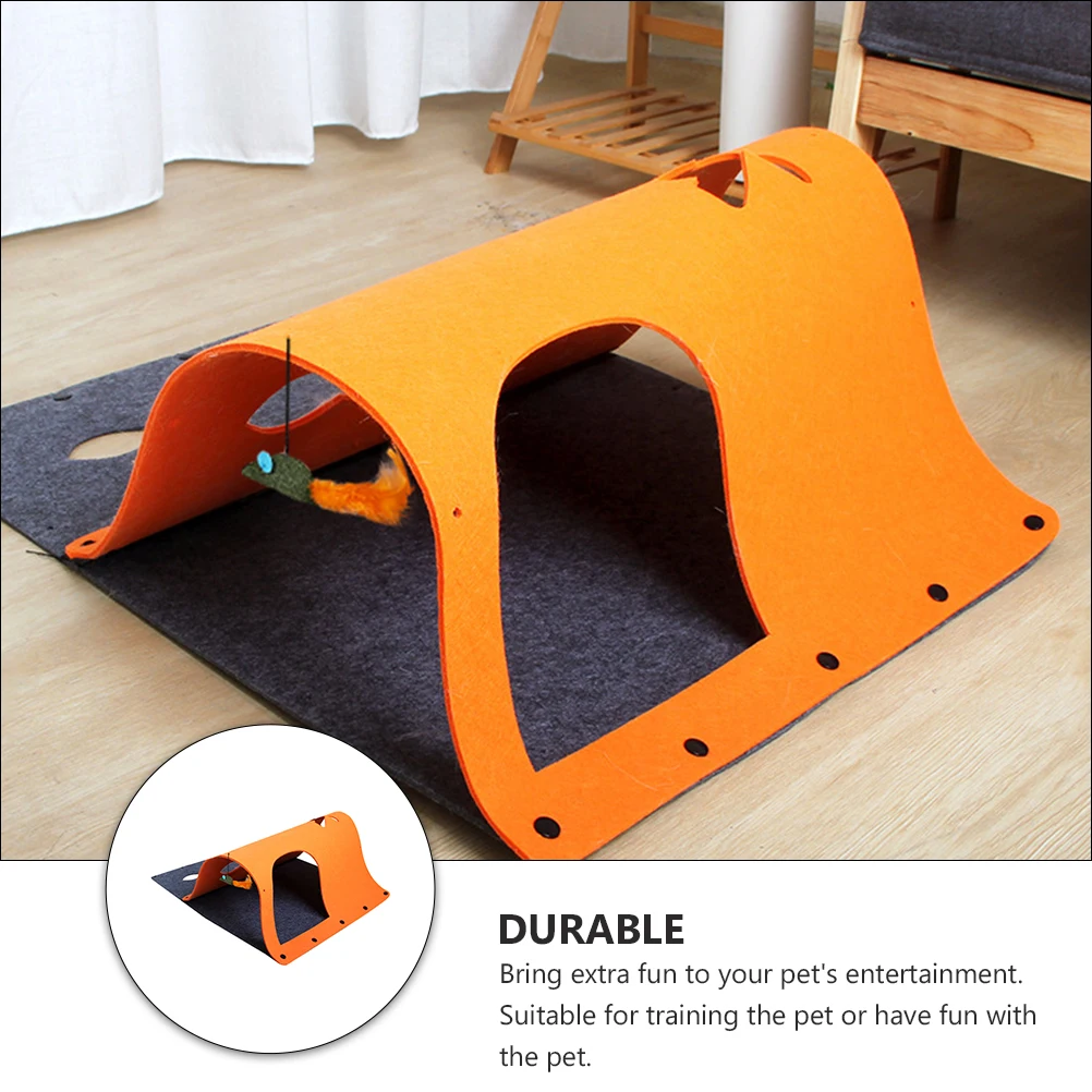 

Pet Tunnel Cat Nest Catnip Tunnels Playground Toy Exercise Playing Amusement House Premium Material Pet Entertainment Training