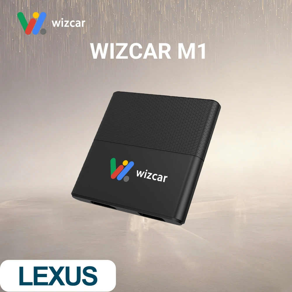 

For LEXUS RX ES NX UX GX LX WIZCAR M1 Wireless Android Auto Support Google Waze Maps Spotify Music Navigation For Android Phone