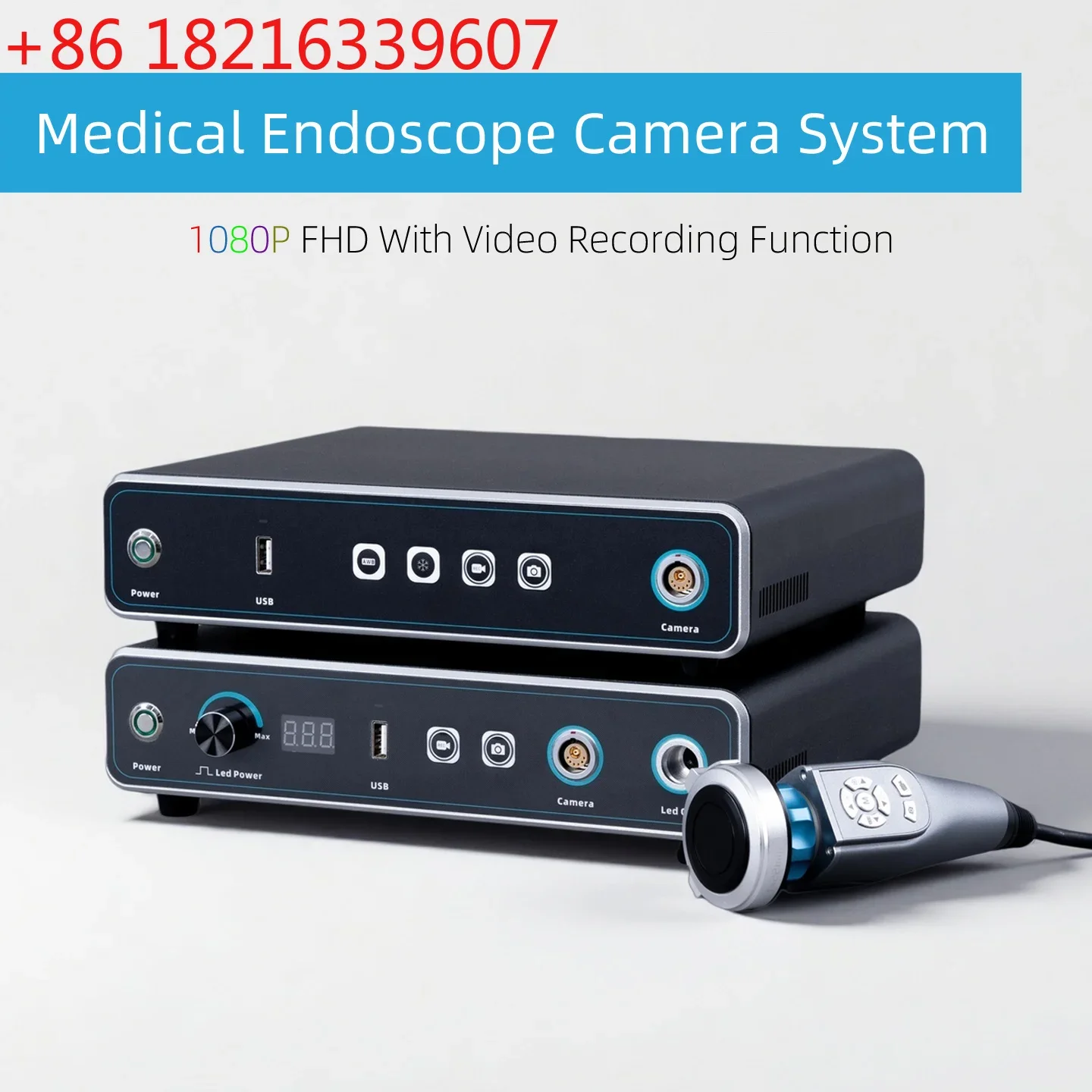 YAO FHD Surgical Endoscopic Camera and Imaging Recording System for Veterinary ENT Hysteroscopy Cystoscopy Laparoscopy Surgery
