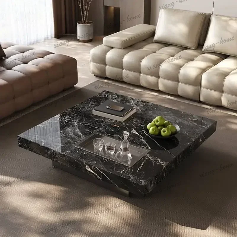 Factory Direct Brown Black Coffee Tables Luxury Modern Classy Japanese Designer Coffee Tables Vintage Nordic Stolik Kawowy Furni