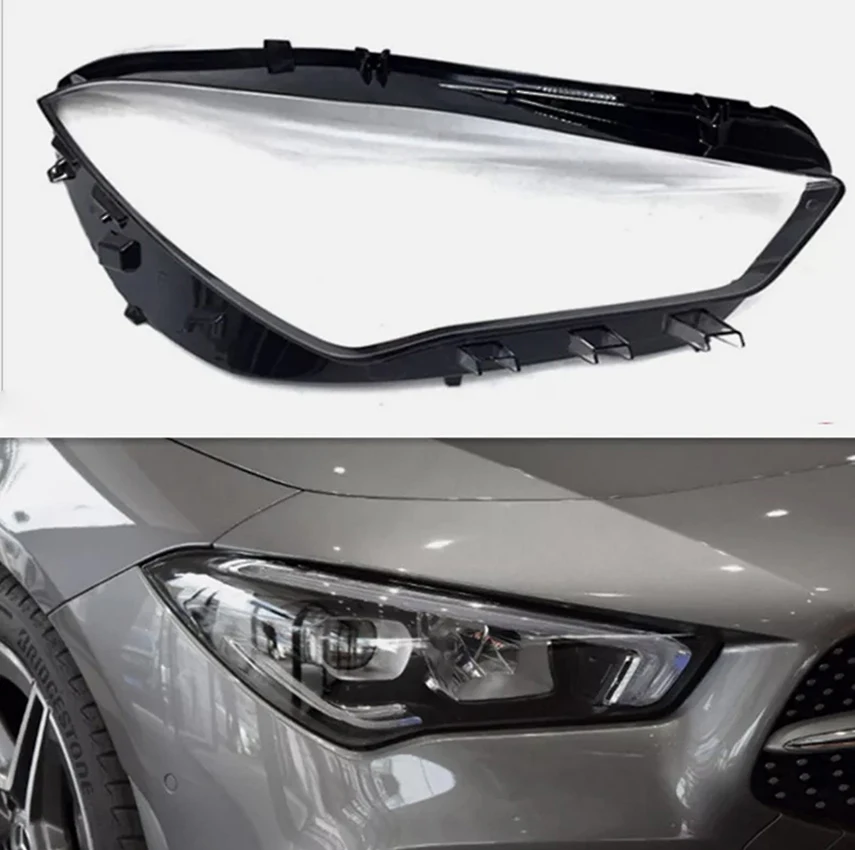 

Car Headlight Cover Lens for Mercedes-Benz CLA Class W118 2020-2022 Transparent Lampshades Cover Auto Aftermarket Parts