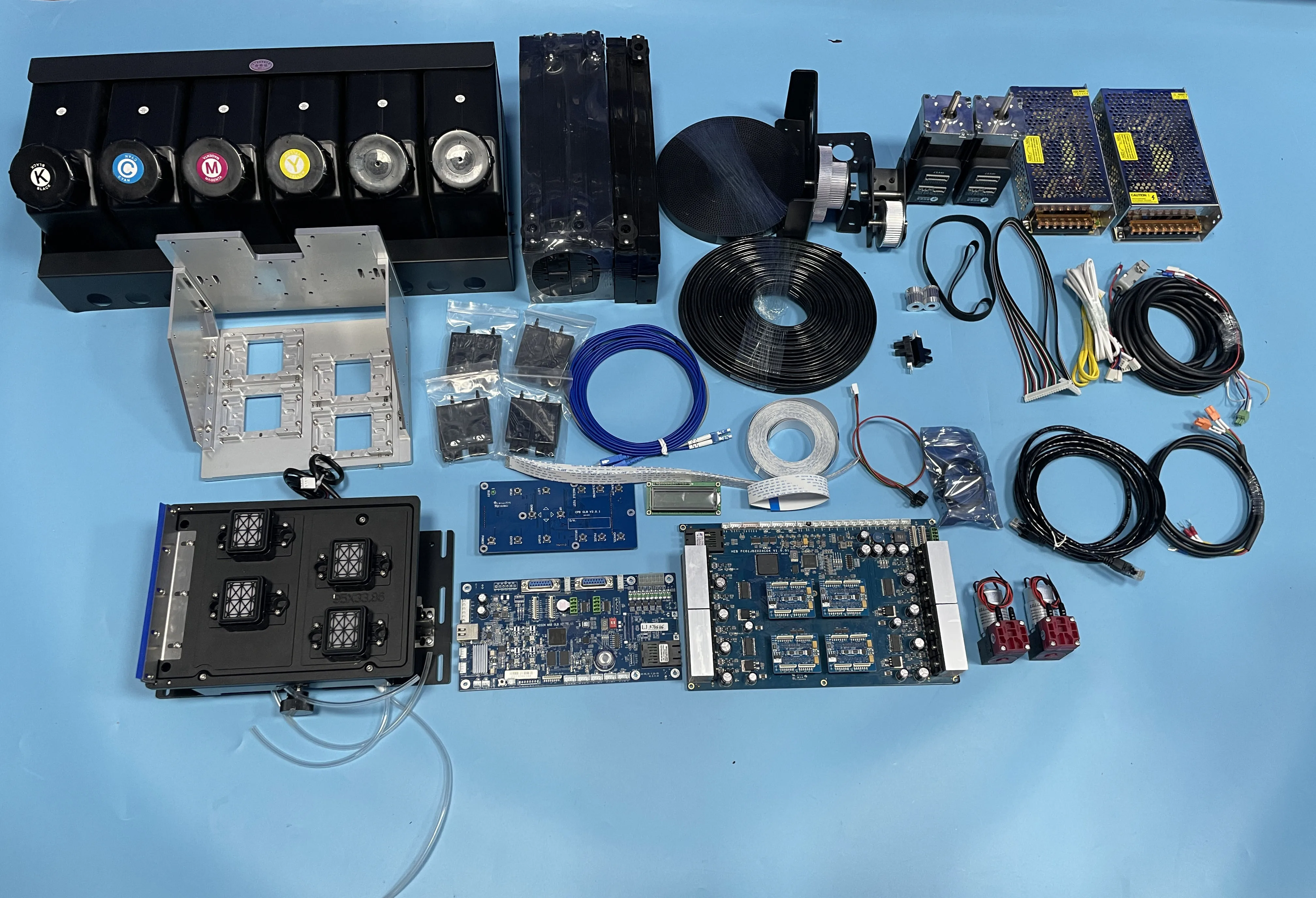 New Hoson I3200 4H Four Head UV Conversion Board Kit X Y Axis Upgrading Set Board for Roll to Roll UV Printer