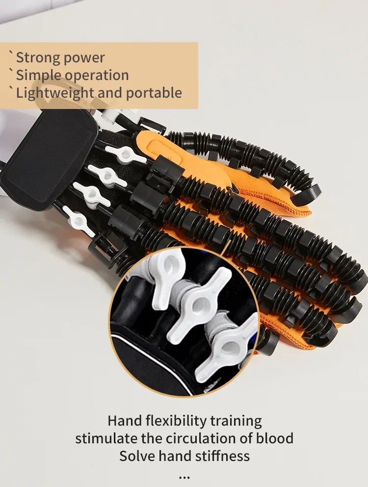 

NewStroke Hemiplegia Finger Rehabilitation Device Functional Robot Hand Gloves Therapy Stroke Rehabilitation Robotic Glove