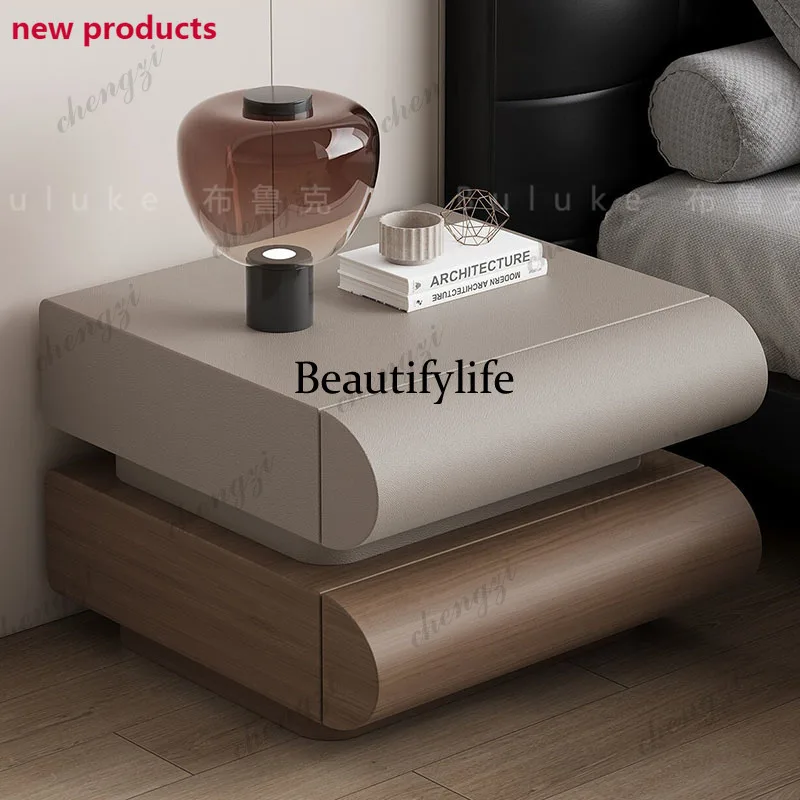 a68Commode de chevet avec tiroirs gain de place, table   maquillage, table basse  nuit simple et luxueuse,