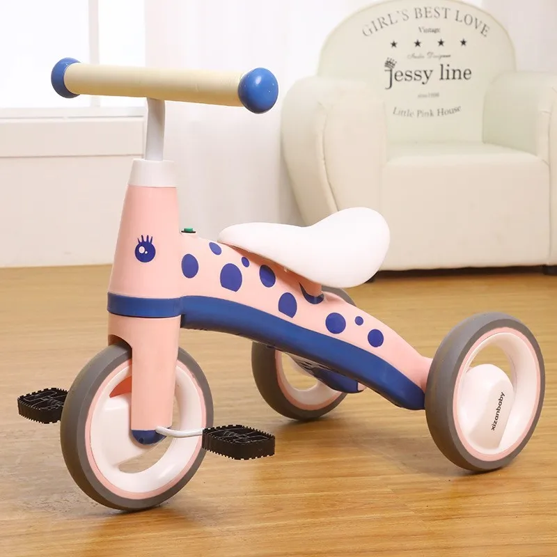 Pedal Tricycle with Music for Children 1-3-5 Year Old Baby Bicycle Male and Female Large Balance Car Smooth Cycling New Hot 2024