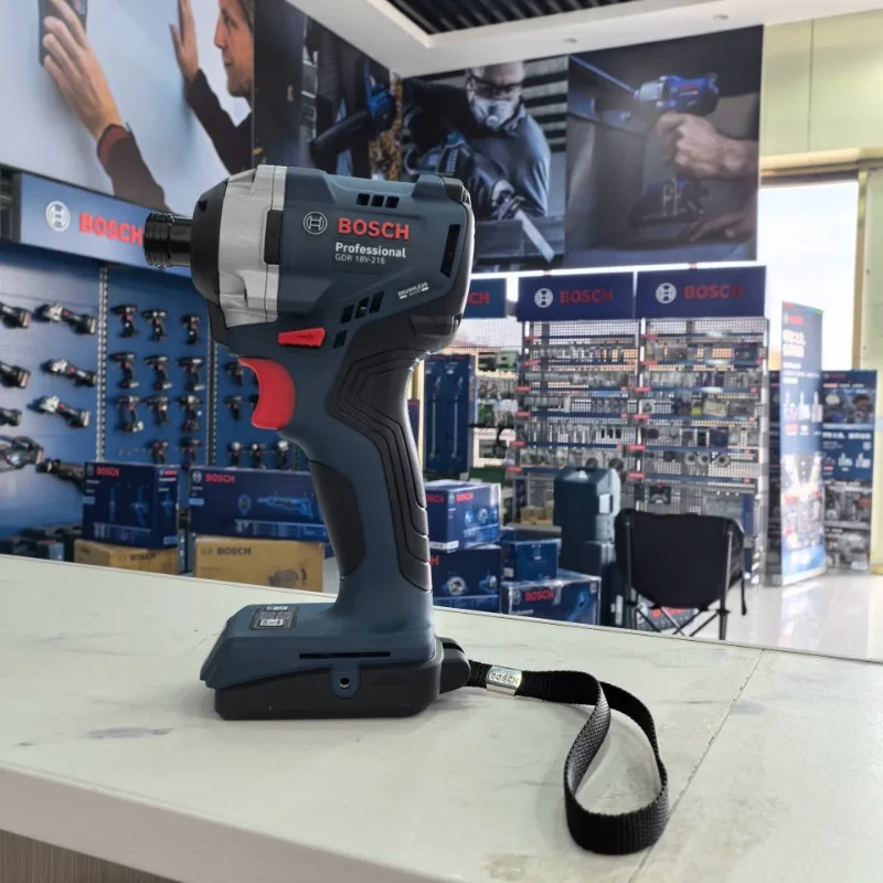 BOSCH GDR 18 فولت-215 سائق تأثير لاسلكي 18 فولت المهنية فرش تأثير الحفر 1/4 "أدوات كهربائية مسدس داخلي GDR18V-215 #5