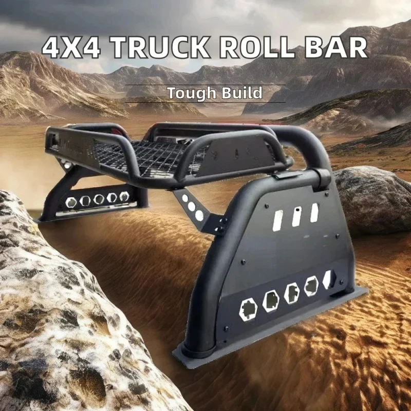 Hot Selling Heavy-Duty Off-Road Pickup Sport Roll Bar Shockproof Rust Resistant Exterior Modification Parts