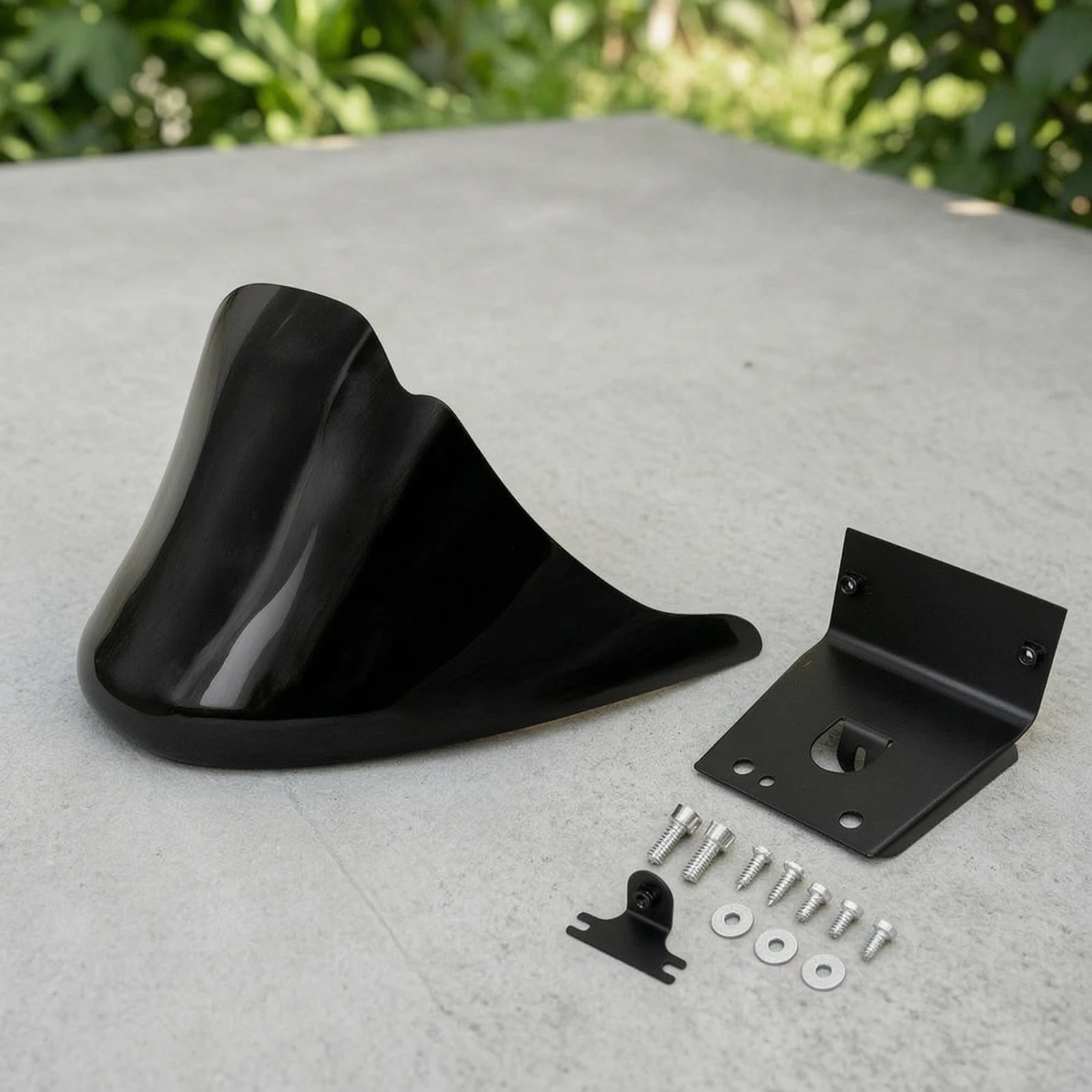 Lower Wind Deflector Frame-Mounted Motorcycle Lower Fairing with Bracket Fairing Side Guard Streamlined for Motorcyclists