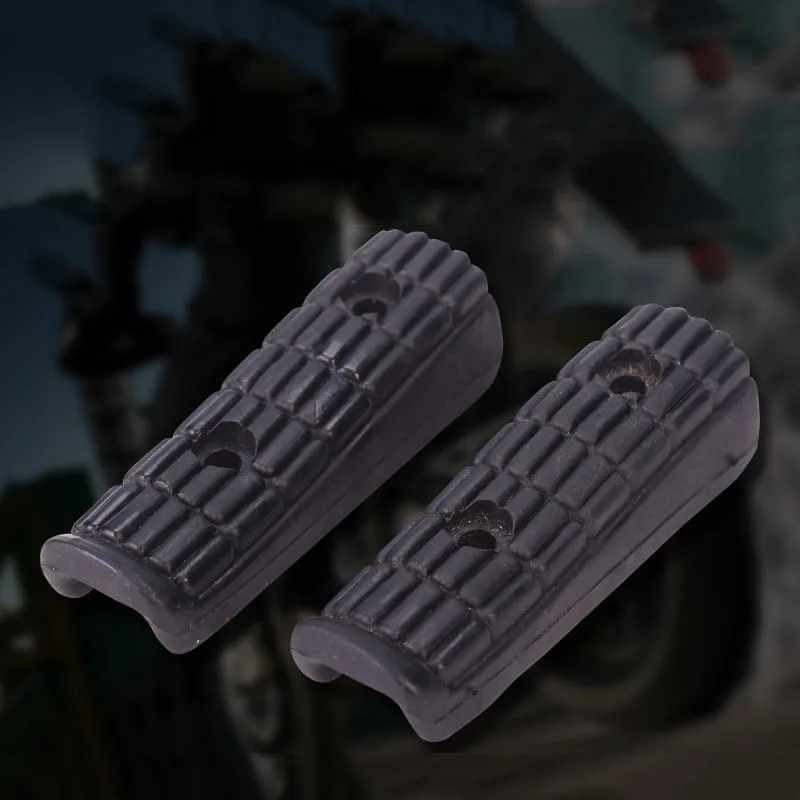 

2pcs For Yamaha FZR1000 87-95 FZ750 88-91 Pair 46X-27413-00 Front Foot Pedal Adhesive Footrest Front Rubbers
