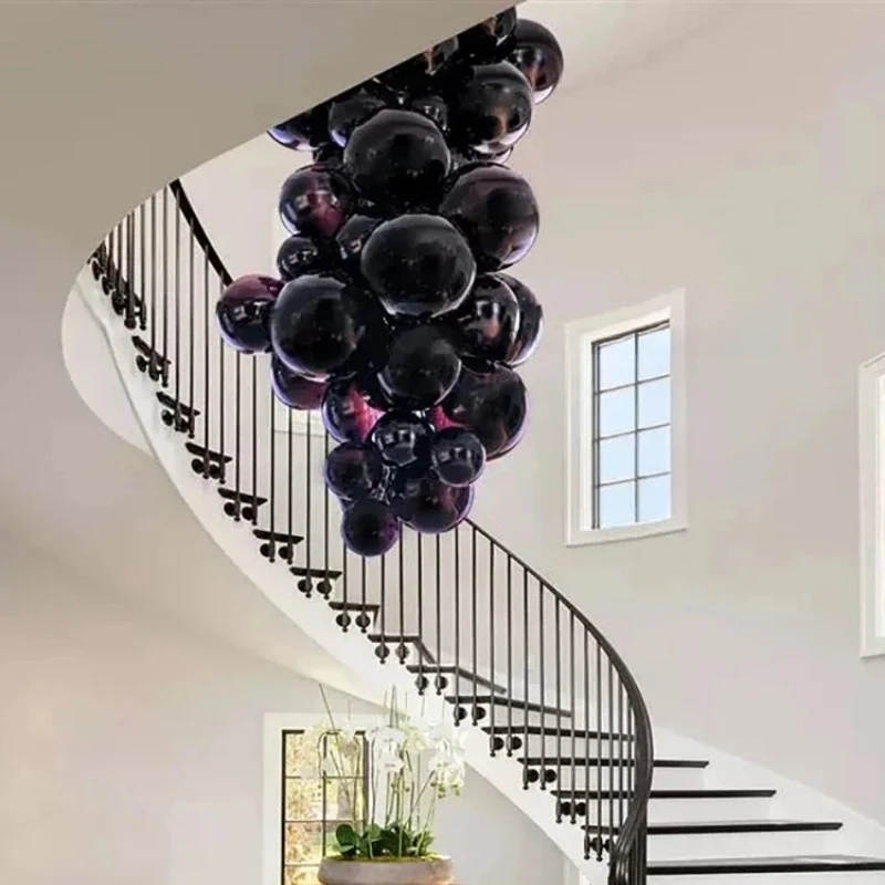 Grape Pendant Light Italian Fruit Themed Restaurant Empty Stairwell Designer's Club Hotel Homestay Artistic Light