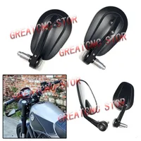 E24 Mirror Bar End Motorcycle Rearview Mirror Universal For BMW R1250GS R1200GS For Kawasaki Z1000 Z750 For Honda CB1000R CB600F 2