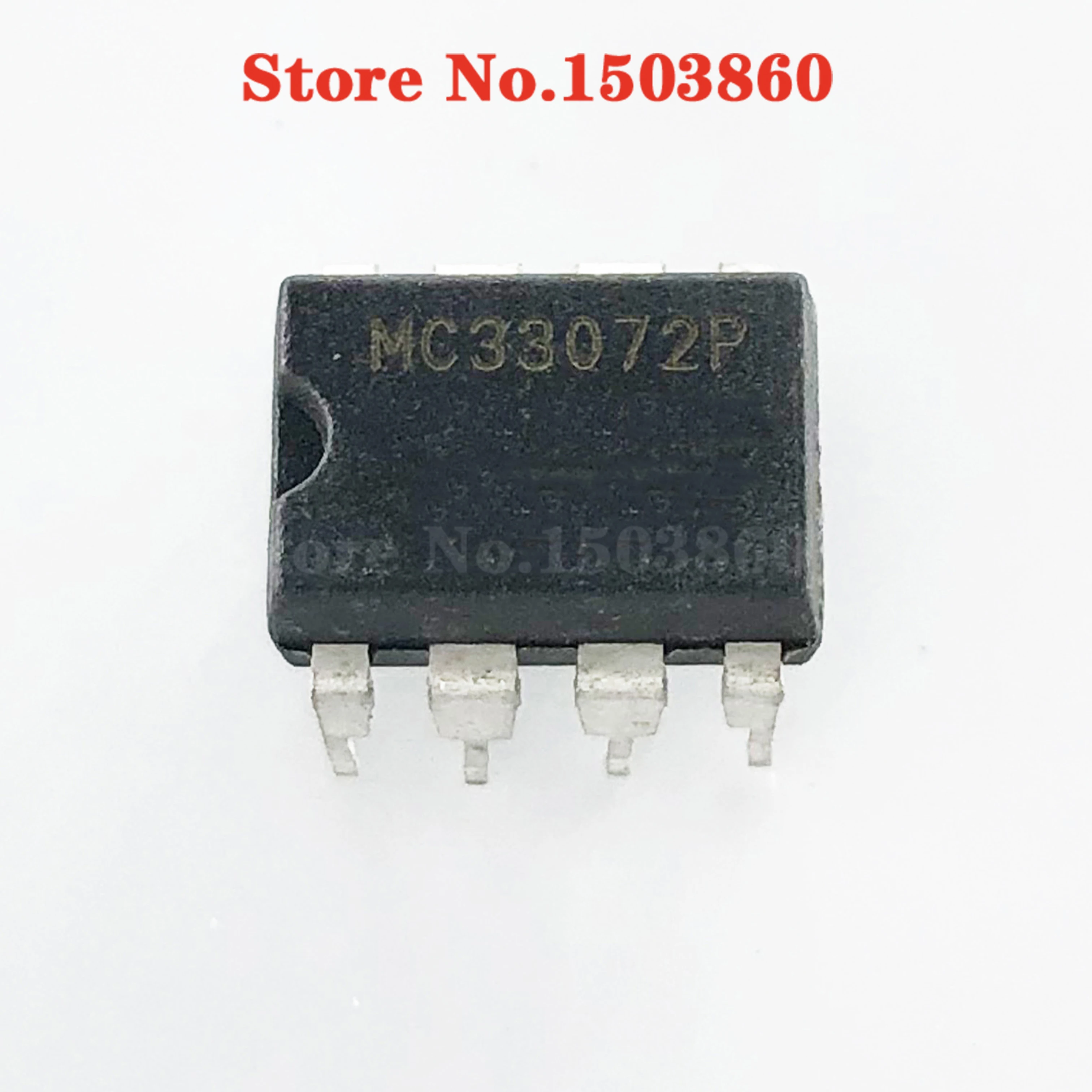 10pcs/lot MC33072 MC33072P 33072 DIP-8 In Stock