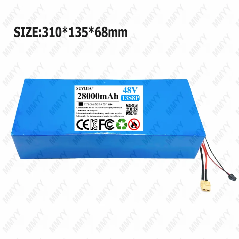 48V 28000mAh Lithium Battery 13S8P Battery Pack 1500W with Built-in BMS Folding Electric Scooter For Kugoo M5/M5Pro/MaxSpeed