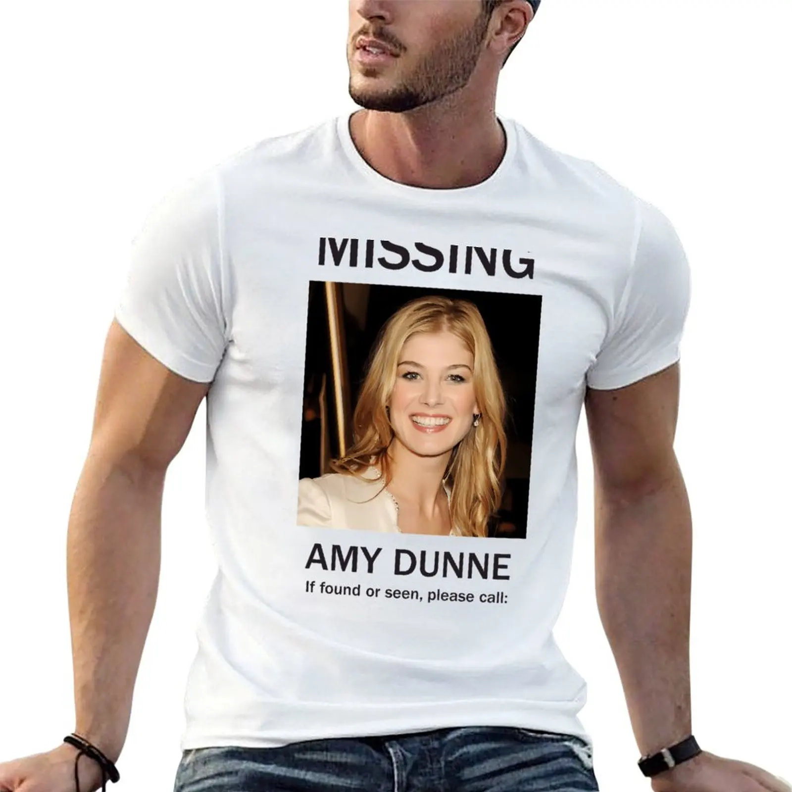 MISSING - AMY DUNNE (GONE GIRL) T-Shirt Minimal Art Print T-Shirt