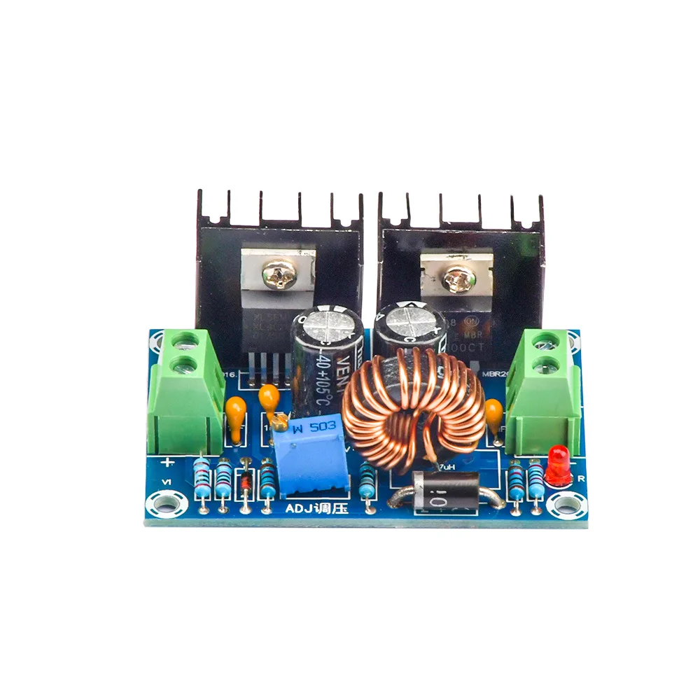 XH-M400 DC-DC Step-Down Module | XL4016E1 8A High-Power Adjustable Voltage Regulator Board