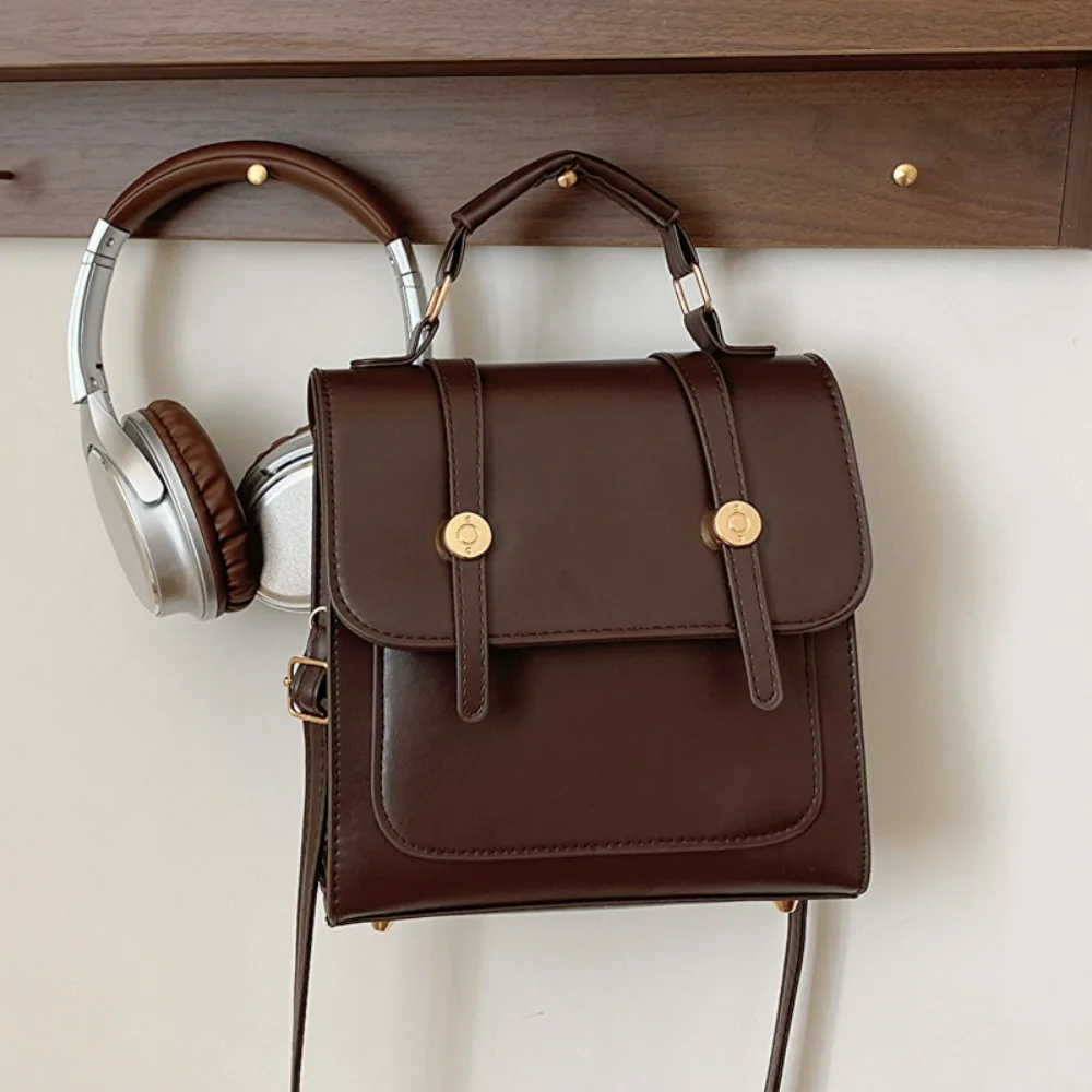Retro Large Capacity Casual Backpack Minimalist Design Retro Style Fashion Backpack Casual Style Mommy Bag Travel Use
