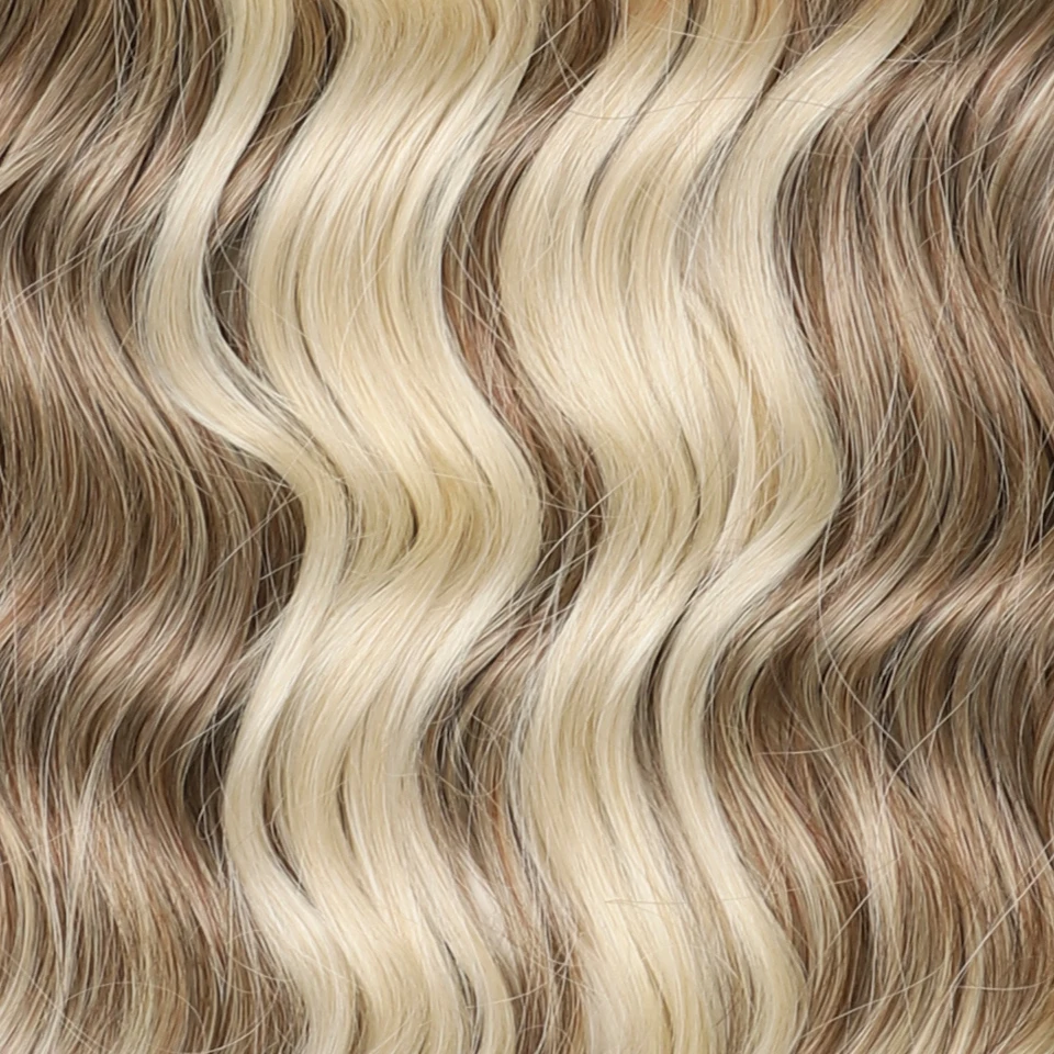 الحرية الاصطناعية مجعد تجديل وصلات شعر 24 بوصة/60 سنتيمتر طويلة عميق متموج تويست الكروشيه الضفائر الشعر أومبير براون قوس قزح الشعر