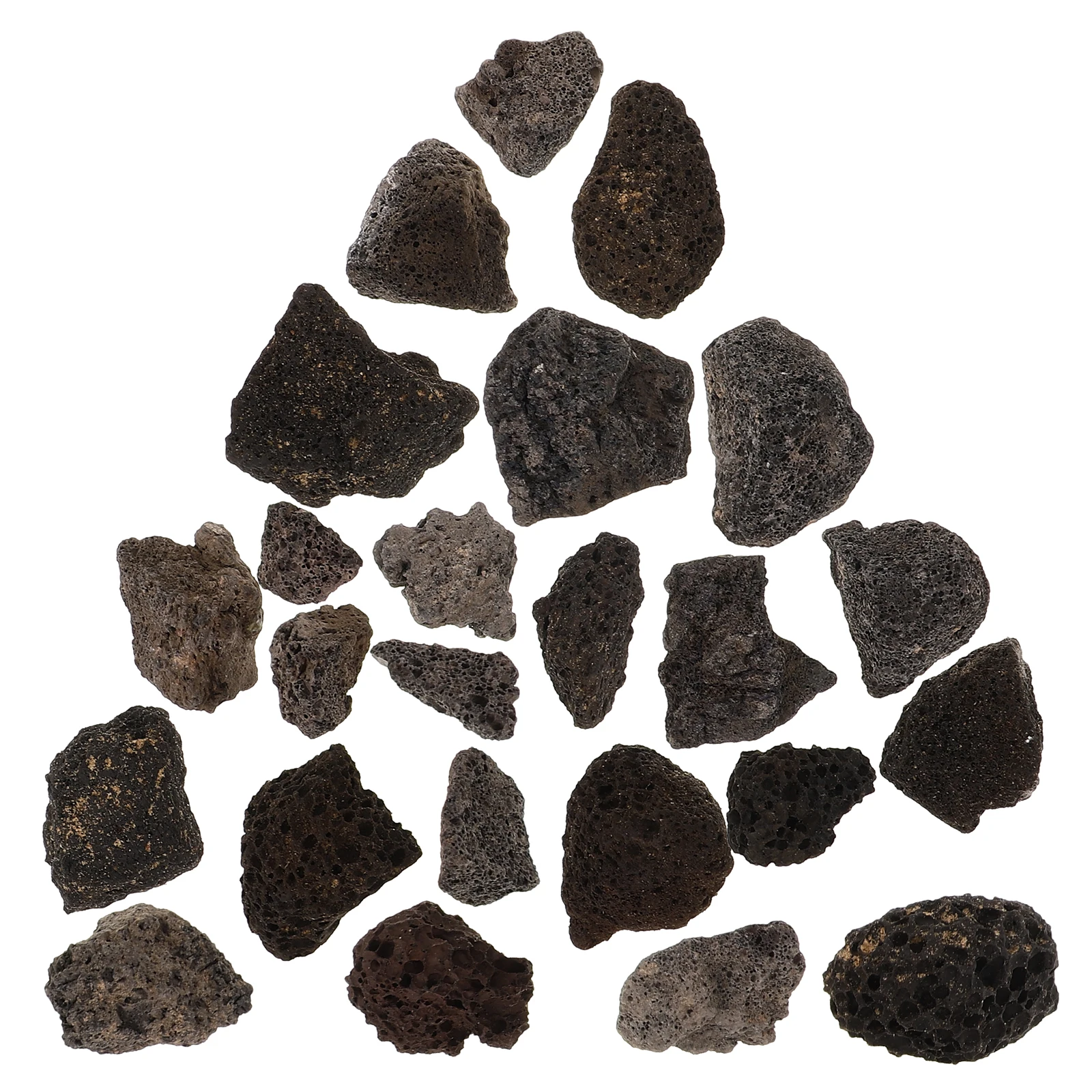 

Natural Volcanic Rocks 1 Bag Small Stones for Fish Tank Aquarium Decorative Rock Potted Plants Water Culture Succulents