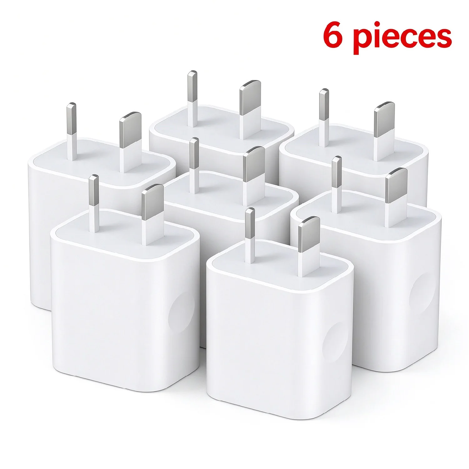 Mini White Single USB 2.1A AU Charger Block Australian Plug Wall Power Adapter Bulk Pack Mobile Phone Charger For Home Office Tr