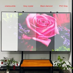 Black Diamond ALR Projector Screen Ambient Light Rejecting Fixed Frame 1CM Bezel for High Brightness Projector 4K 3D Projection