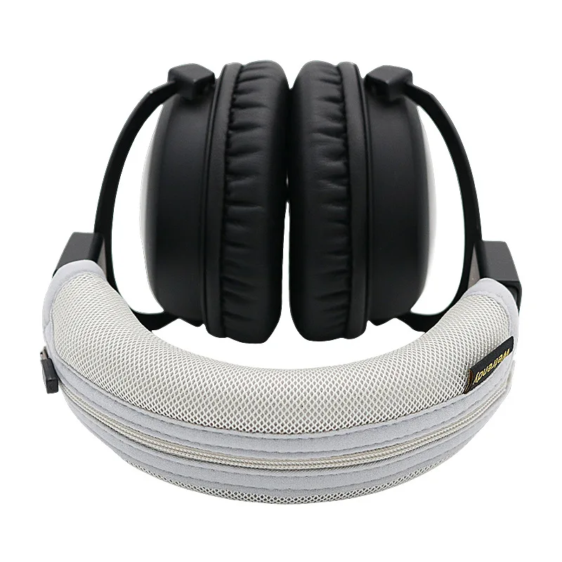 غطاء شعاع رأس سماعة الرأس لسماعة Beyerdynamic T5، جراب واقٍ لعصابة الرأس، أكمام قابلة للتنفس، قماش شبكي بسحاب