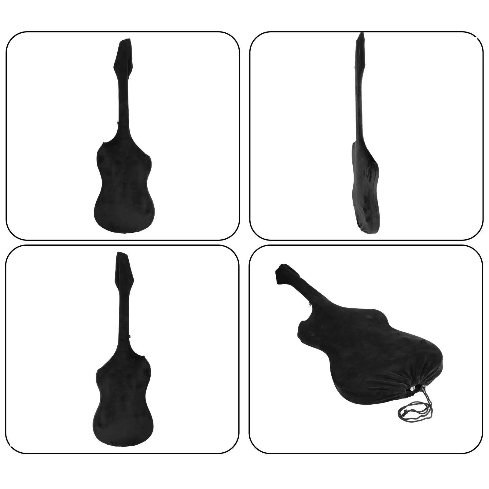 

House Use Guitar Dust Cover Foldable Nylon Protector for Electric Acoustic Guitar Storage Maintenance