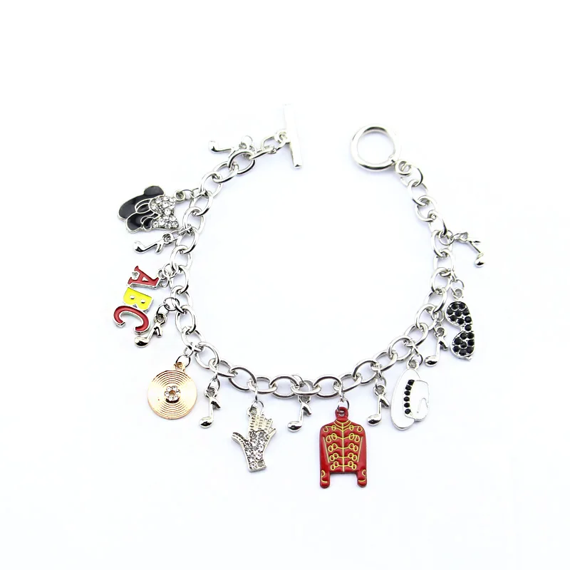 Michael Jackson Music Charm Bracelet New Arrival Infinity Bracelet Love Singer Bracelets For Fans Gifts Dropshipping