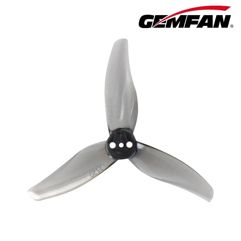 Gemfan Hurricane 2520 2.5inch 3-Blade PC Propeller 8Pairs (8CW+8CCW) for FPV Freestyle Drone 1106 1404 1507 Motor Upgrade - view 5