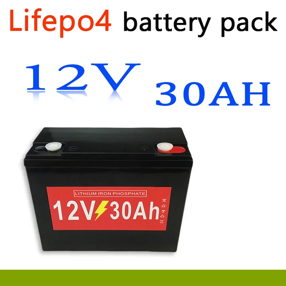 

Lifepo4 12V 30Ah Rechargeable Battery Pack for Children's Toy Car, Solar Street Lights Andother Small Equipment Power Supply