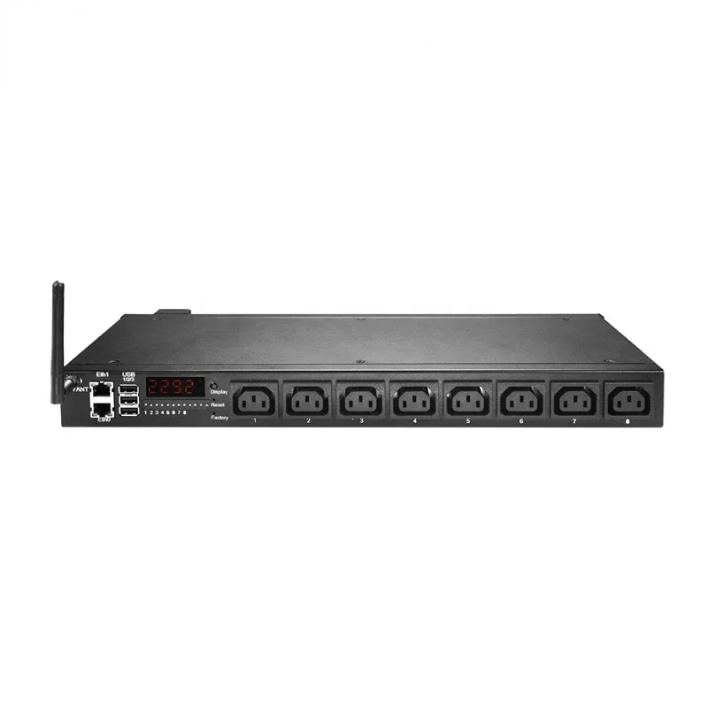 

Высококачественный Earth Intelligent C13 PDU 10A 250V 8-контактный для блока распределения питания металлической пластины