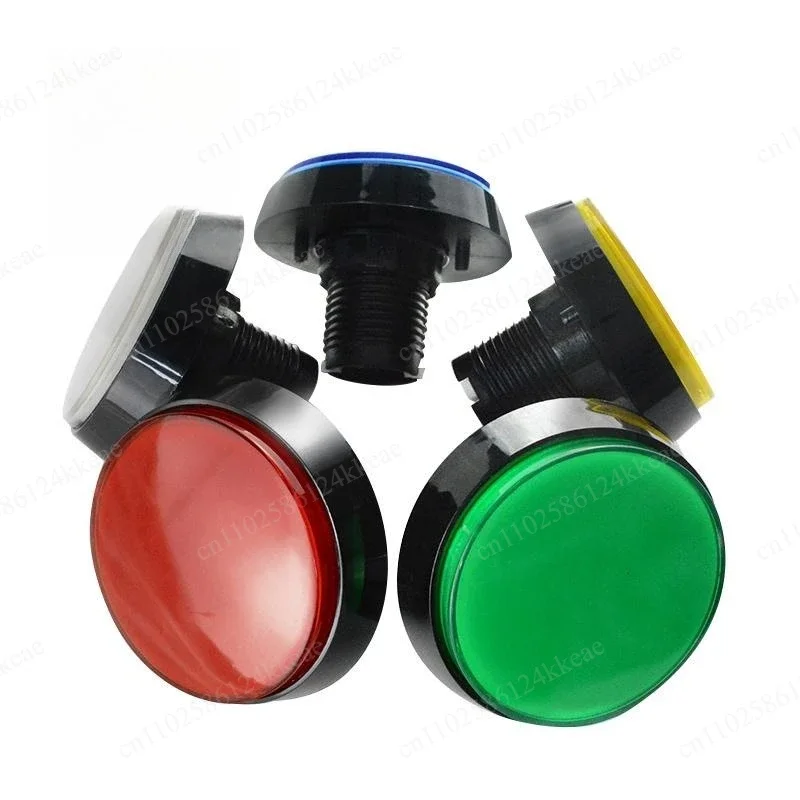 LED Illuminated 60MM Round Arcade Button, Beveled Edge Game Machine Push Switch – Wholesale Arcade Accessories