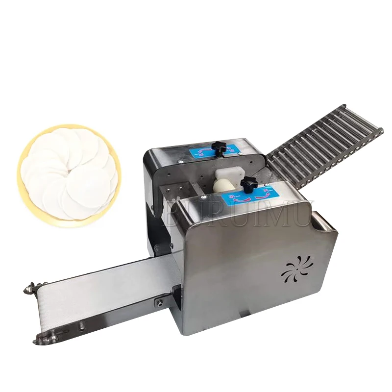 110V/220VImitation Handwork Dumpling Wrapper Machine Dough Rolling Pasta Maker Automatic Commercial Stainless Noodle Maker