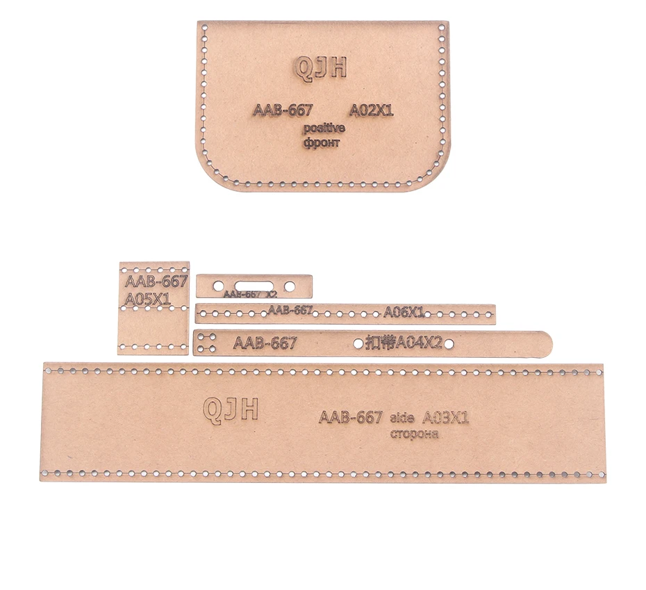QJH Mini Mode Geldbörse Leichte Handtasche Cut-freies Kraft Papier Muster Zeichnung Vorlage DIY Handgemachte Leder Spezielle Geschenk – Detail 4