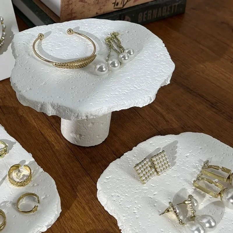 Counter Jewelry Display Tray Jeweler Jewellery Organizer Trays Wholesale Ring Earring Storage Tray Bracelet Necklace Show Trays