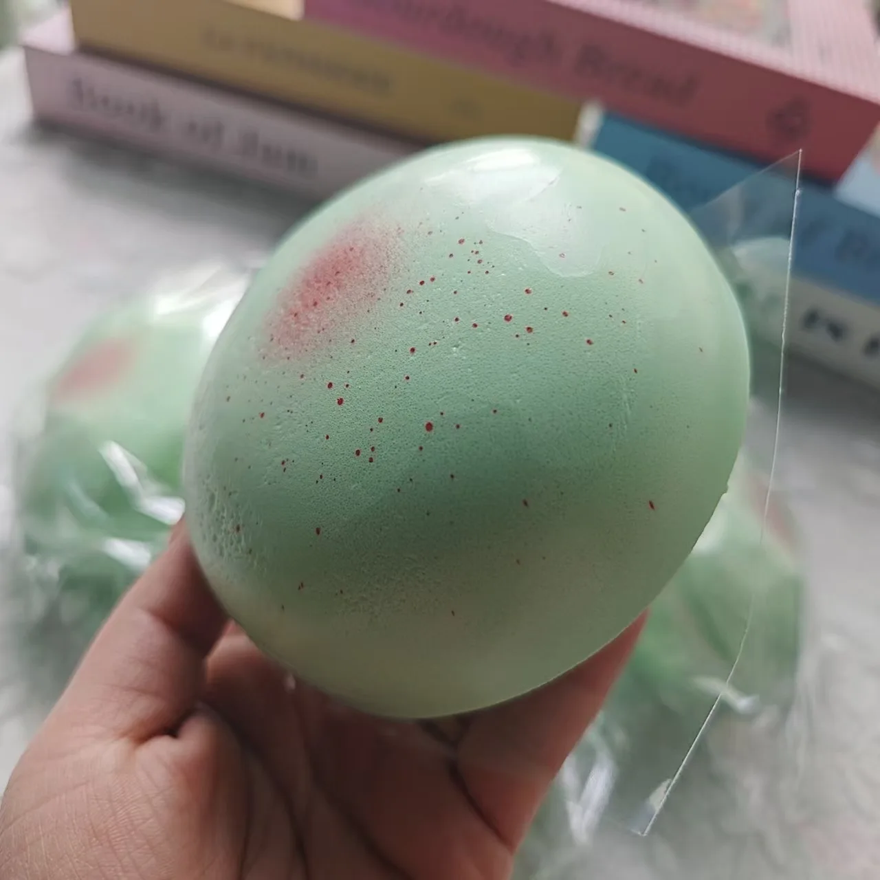 1PC Squishy Realistic Daifuku Mochi Stress Relief Sensory Decompression Toys Sticky Slow Rising Squeeze Toy For Kids Adults Gift image 6