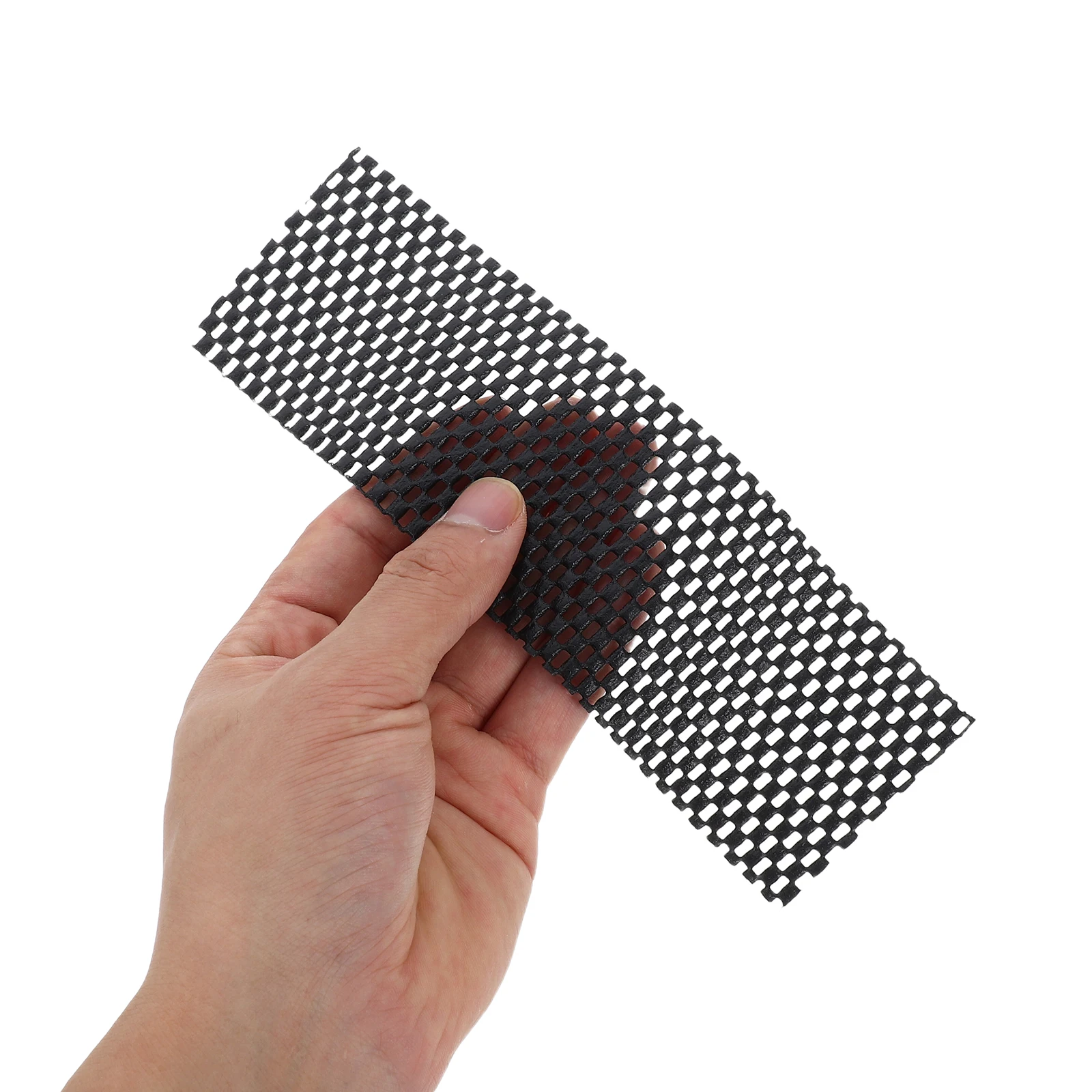 

1 пара противоскользящих ковриков из ПВХ, утолщенные нескользящие амортизирующие напольные подушечки, простая установка, прочный черный ковер, нескользящая подушечка